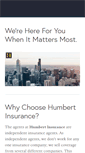 Mobile Screenshot of humbertinsurance.com